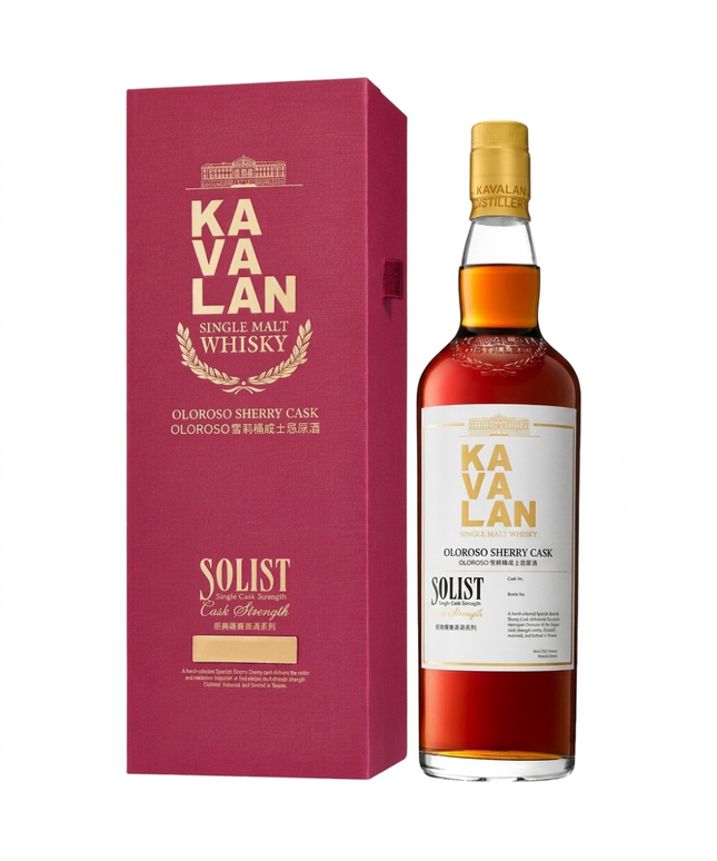 Kavalan Solist Oloroso Sherry Cask Strength Single Malt Taiwanese Whisky 1L