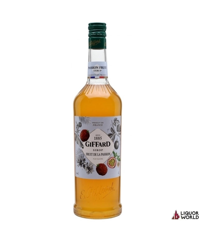 Giffard Passionfruit Syrup 1Lt - Liquorworld