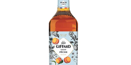 Giffard Peach Syrup 1lt - Liquorworld