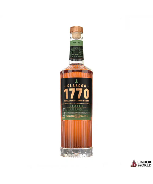 Glasgow 1770 Peated Single Malt Scotch Whisky 700ml - Liquorworld