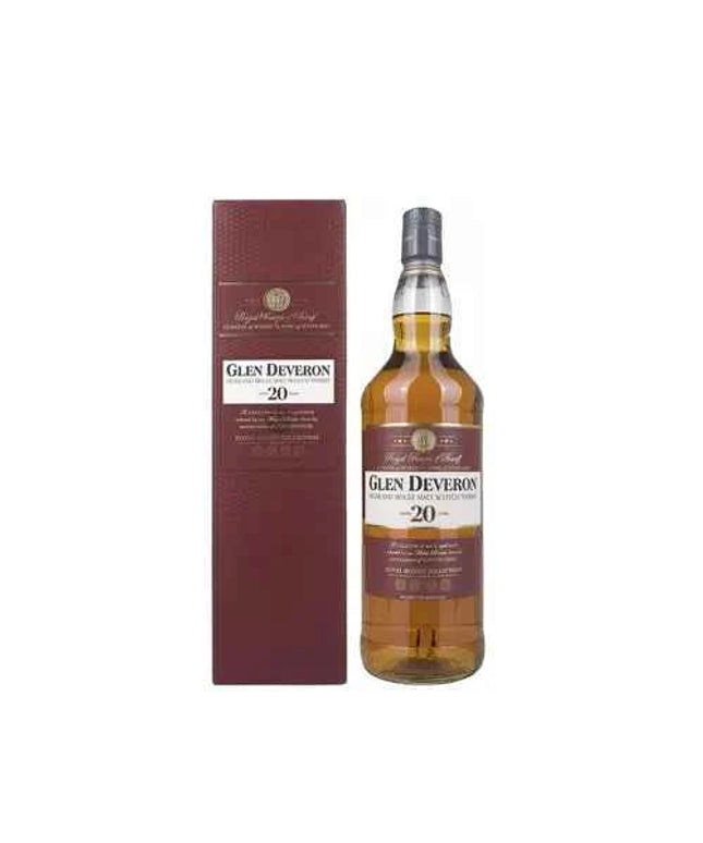 Glen Deveron 20 Year Old Single Malt Scotch Whisky 1000ml