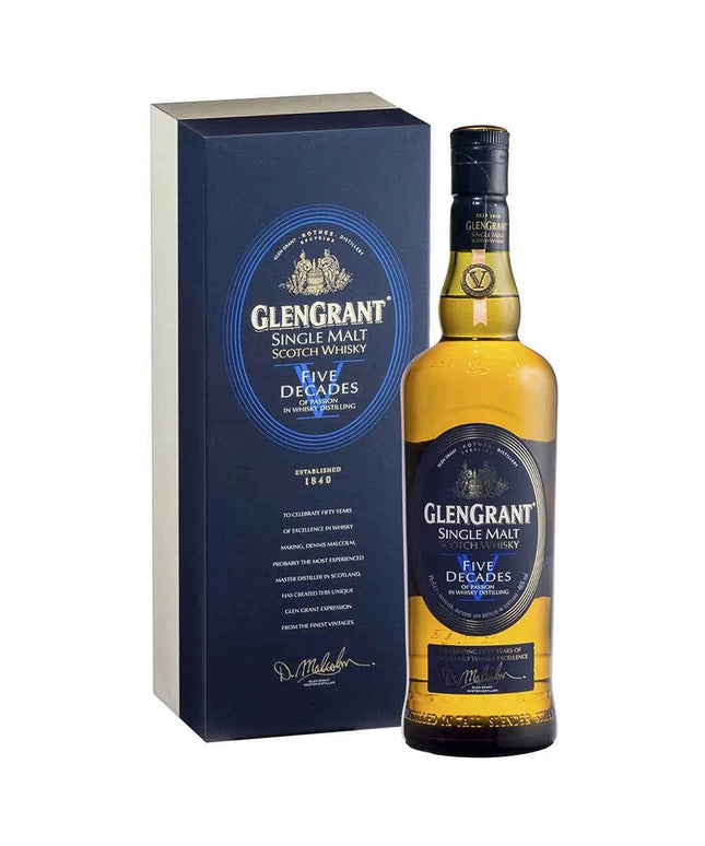 Glen Grant Five Decades Single Malt Scotch Whisky 700mL