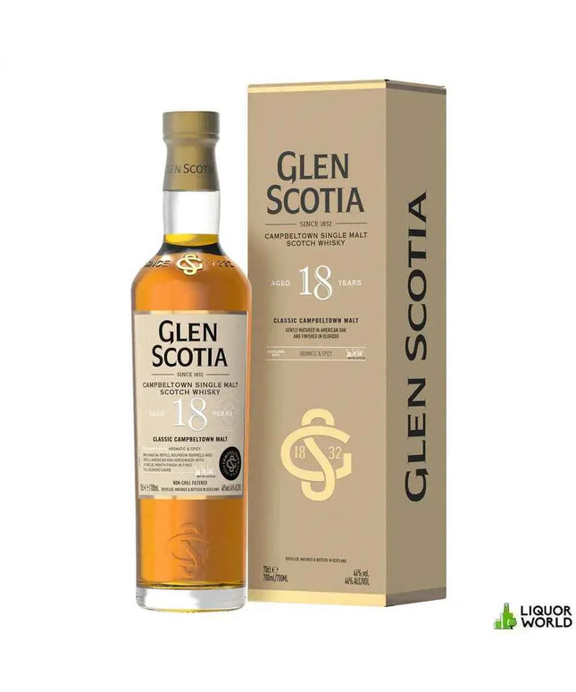Glen Scotia 18 Year Old Single Malt Scotch Whisky 700mL