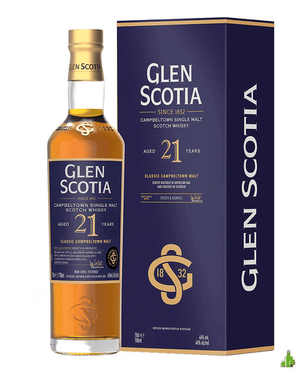 Glen Scotia 21 Year Old Campbeltown Single Malt Scotch Whisky 700mL - Liquorworld