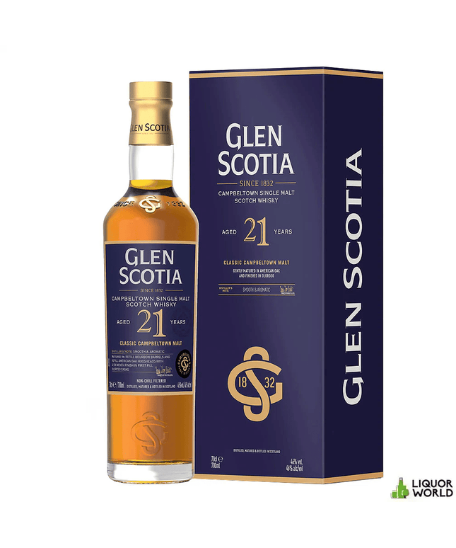 Glen Scotia 21 Year Old Campbeltown Single Malt Scotch Whisky 700mL - Liquorworld