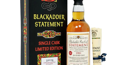 Glen Scotia 28 Year Old 1991 Blackadder Cask Strength Campbeltown Single Malt Scotch Whisky 700mL - Liquorworld
