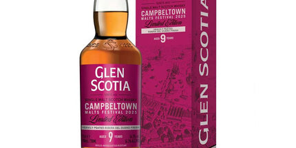Glen Scotia 9 Year Old Campbeltown Malts Festival Edition 2025 Heavily Peated Ribera Del Duero Finish Single Malt Scotch Whisky 700mL - Liquorworld