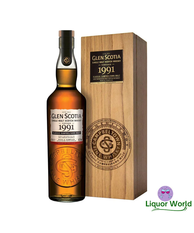 Glen Scotia Vintage 1991 Single Malt Scotch Whisky 700mL - Liquorworld