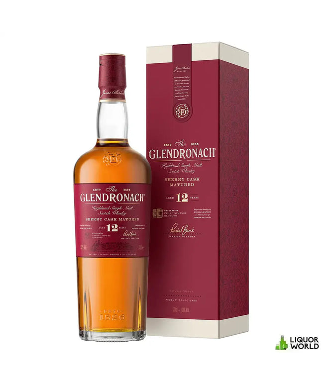 GlenDronach 12 Year Old Single Malt Scotch Whisky 700mL - Liquorworld