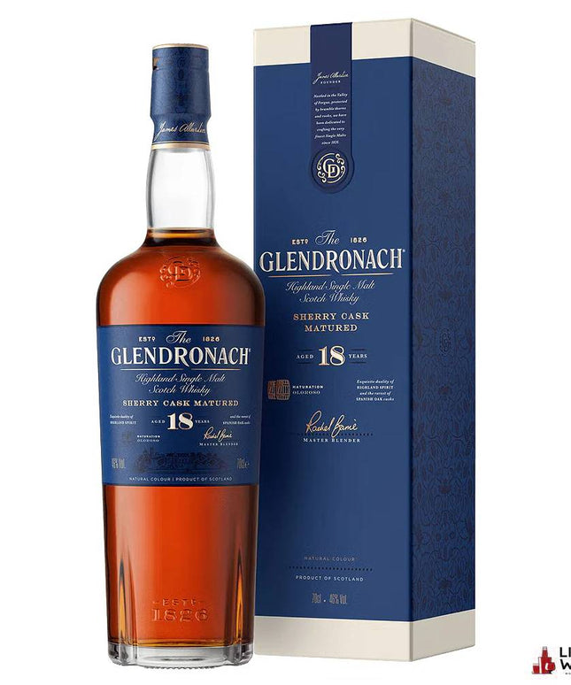 GlenDronach 18 Year Old Single Malt Scotch Whisky 700mL