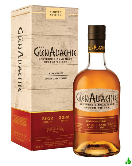 Glenallachie 10 Year Old 2012 Vintage Cuvee Wine Cask Finish Single Malt Scotch Whisky 700mL