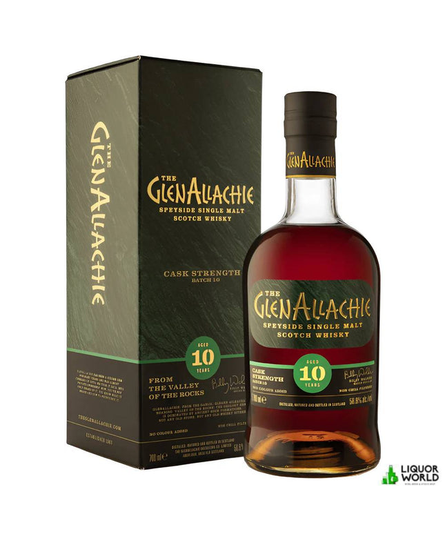Glenallachie 10 Year Old Cask Strength Batch #10 Single Malt Scotch Whisky 700mL - Liquorworld