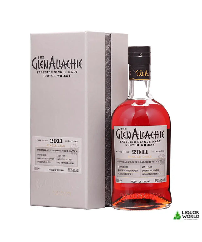 Glenallachie 11 Year Old 2011 Single Cask Oloroso Puncheon Sherry Cask Strength Single Malt Scotch Whisky 700mL - Liquorworld