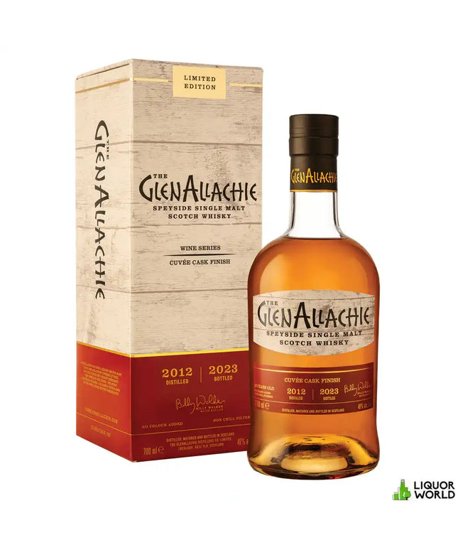 Glenallachie 11 Year Old 2012 Vintage Cuvee Wine Cask Finish Single Malt Scotch Whisky 700mL - Liquorworld