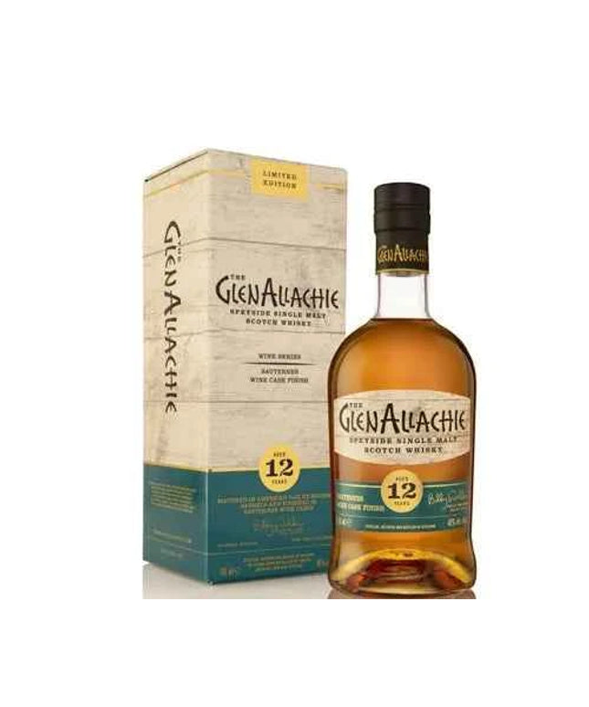 Glenallachie 12 Year Old Sauternes Wine Cask Finish Single Malt Scotch Whisky 700ml