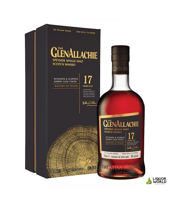 Glenallachie 17 Year Old Mizunara & Oloroso Sherry Cask Finish Single Malt Scotch Whisky 700mL - Liquorworld