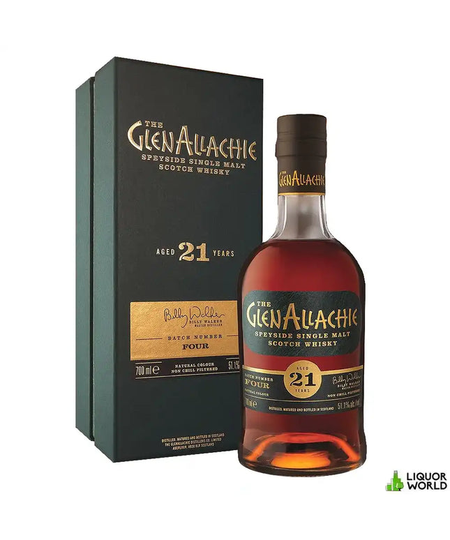 Glenallachie 21 Year Old Cask Strength Batch #4 Single Malt Scotch Whisky 700mL - Liquorworld