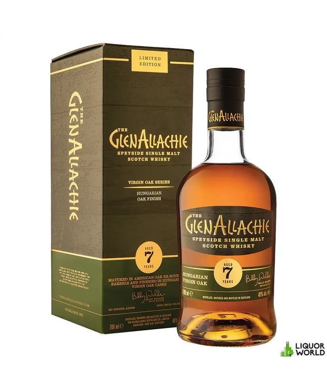 Glenallachie 7 Year Old Hungarian Virgin Oak Single Malt Scotch Whisky 700mL