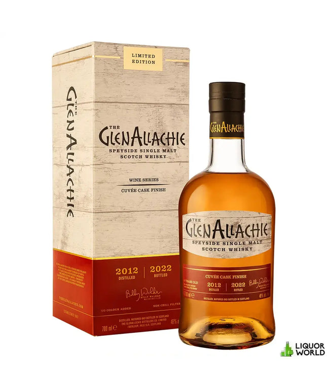 Glenallachie 9 Year Old 2012 Vintage Cuvee Wine Cask Finish Single Malt Scotch Whisky 700mL - Liquorworld