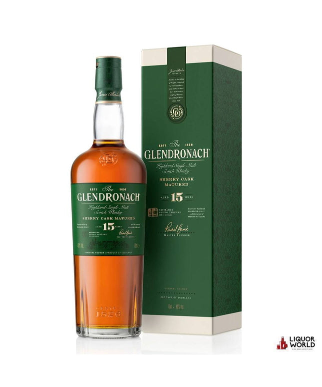 Glendronach 15 Year Old Single Malt Scotch Whisky 700ml