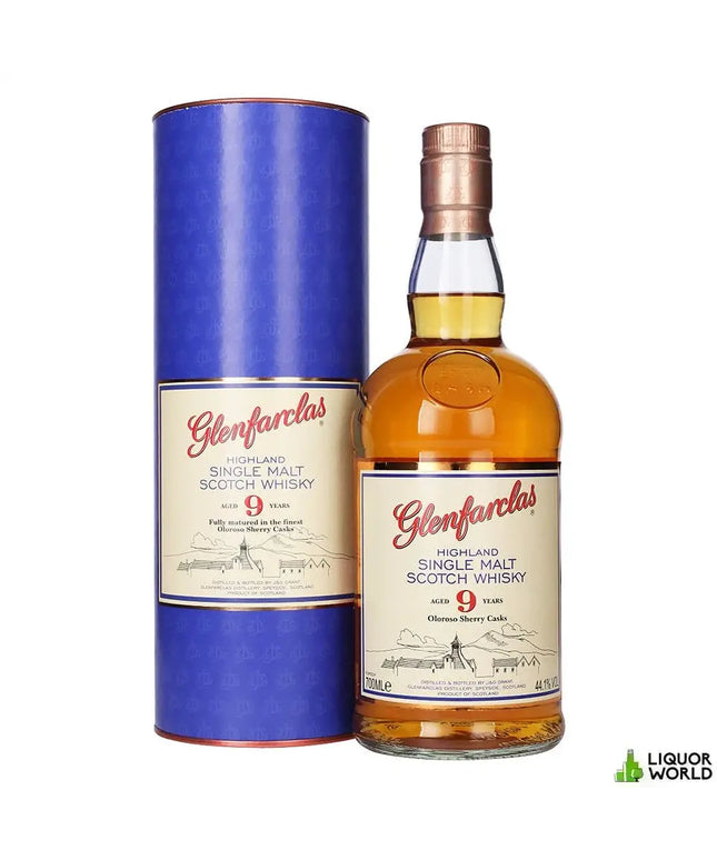 Glenfarclas 9 Year Old Oloroso Sherry Casks Single Malt Scotch Whisky 700mL - Liquorworld