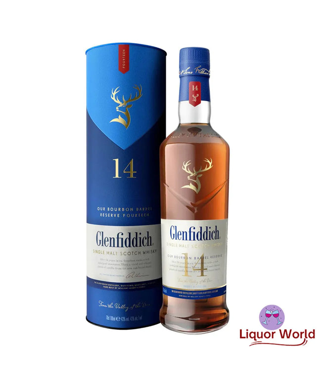 Glenfiddich 14 Year Old Bourbon Barrel 700ml