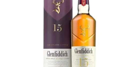 Glenfiddich 15 Year Old Solera Single Malt Scotch Whisky 1L