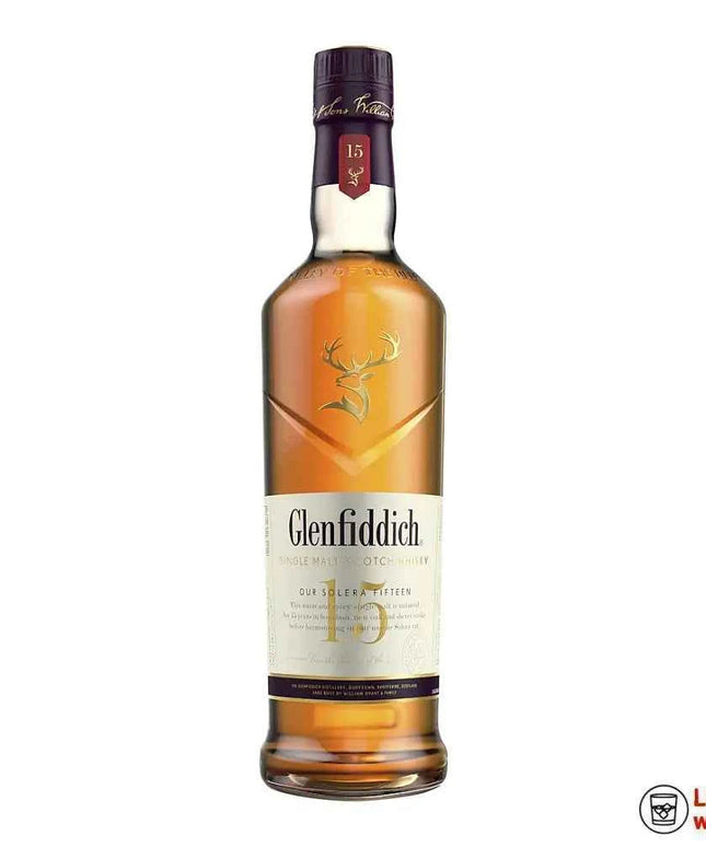 Glenfiddich 15 Year Old Solera Single Malt Scotch Whisky 700ml