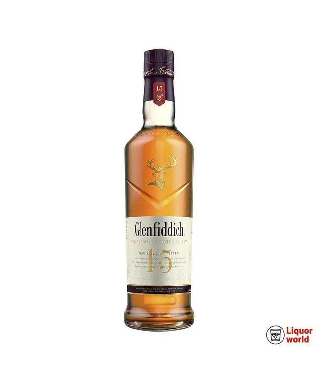 Glenfiddich 15 Year Old Solera Single Malt Scotch Whisky 700ml