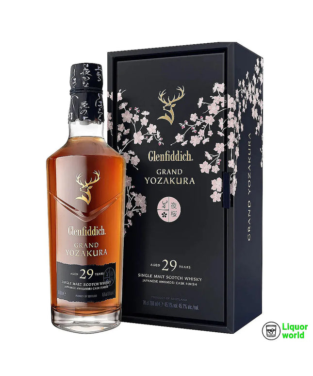 Glenfiddich 29 Year Old Grand Yozakura Japanese Awamori Cask Finish Single Malt Scotch Whisky 700mL