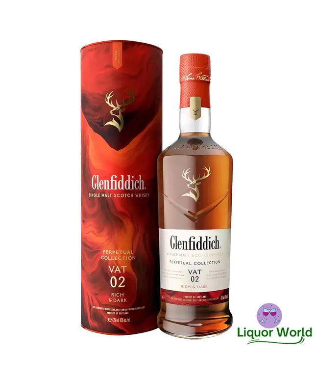 Glenfiddich Perpetual Collection VAT 02 Rich & Dark Single Malt Scotch Whisky 1L - Liquorworld