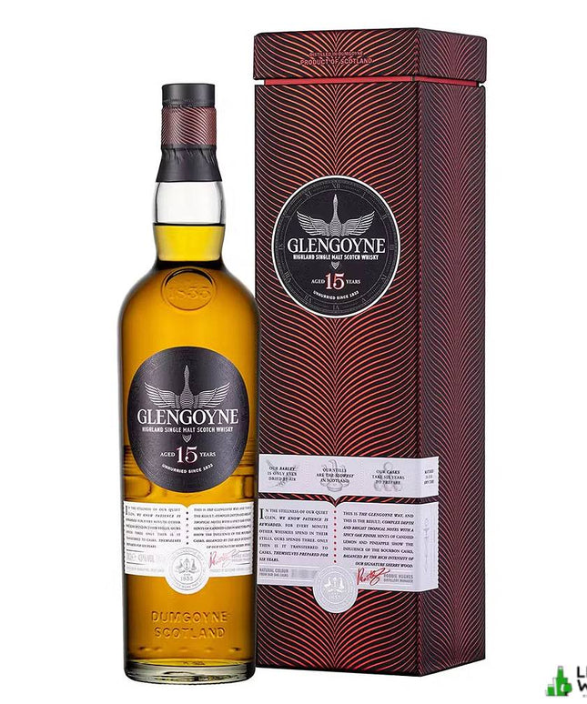 Glengoyne 15 Year Old Single Malt Scotch Whisky 700mL - Liquorworld