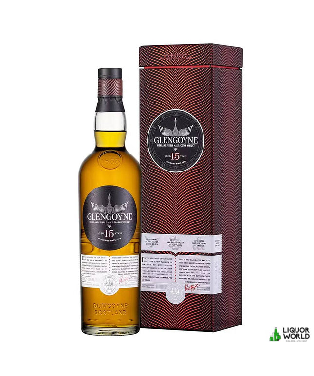 Glengoyne 15 Year Old Single Malt Scotch Whisky 700mL - Liquorworld