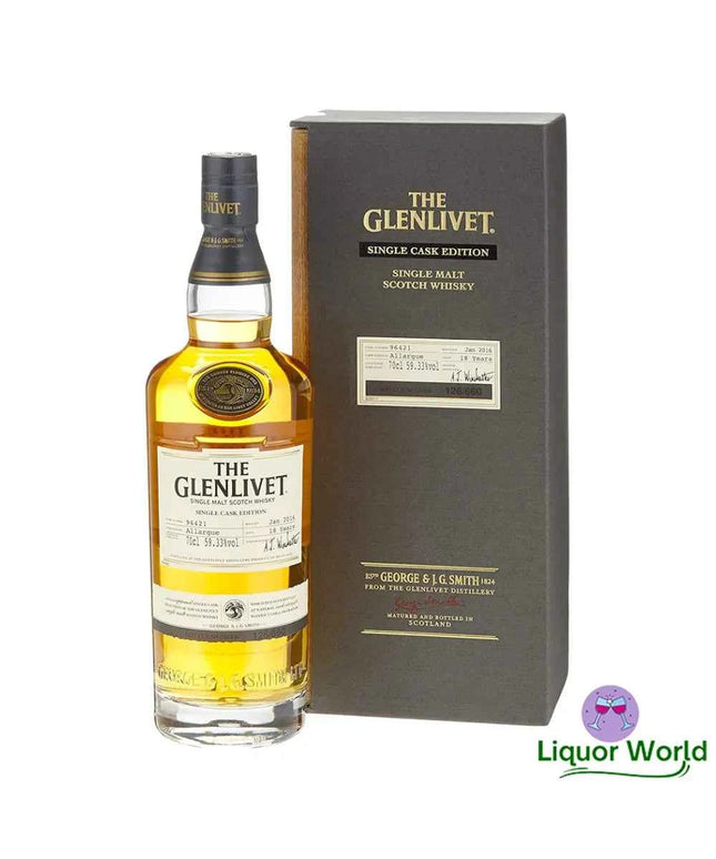 Glenlivet 18 Year Old Allargue Single Cask Single Malt Whisky 700mL