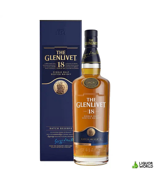 Glenlivet 18 Year Old Batch Reserve Single Malt Scotch Whisky 700mL - Liquorworld