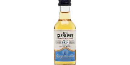 Glenlivet Founders Reserve Single Malt Scotch Whisky Glass Miniature 50mL - Liquorworld