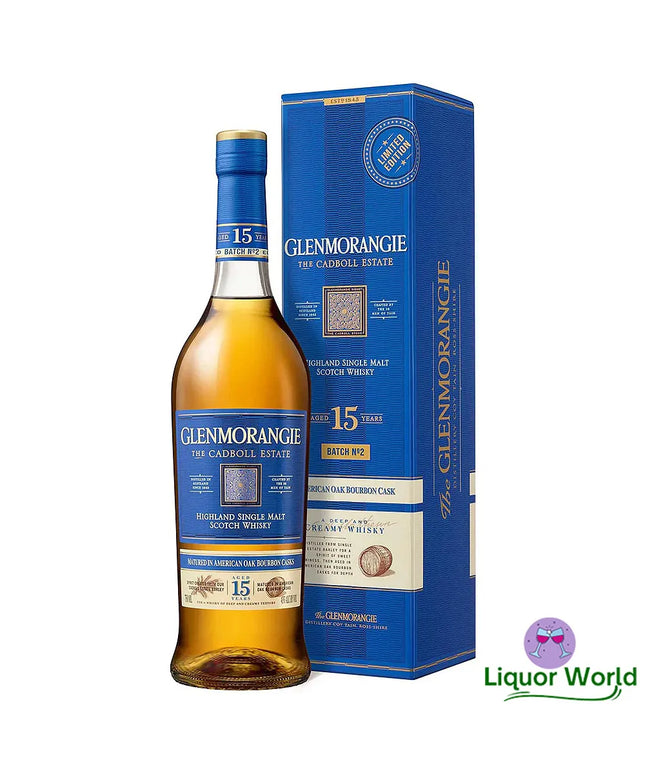 Glenmorangie 15 Year Old The Cadboll Estate Batch 2 Single Malt Scotch Whisky 700mL - Liquorworld