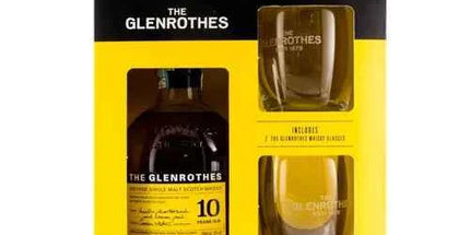 Glenrothes 10 Year Old + 2 Glasses Pack Single Malt Scotch Whisky 700ml