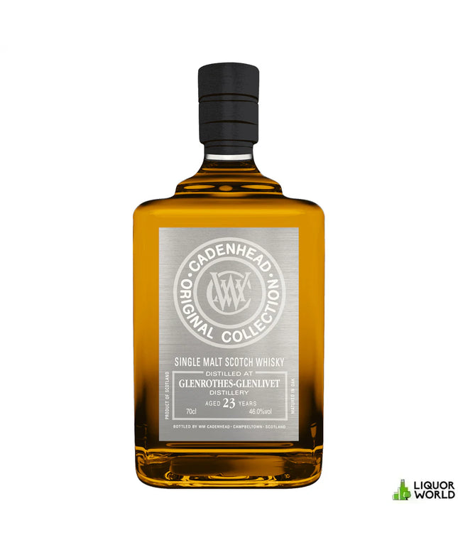 Glenrothes 23 Year Old Cadenhead's Original Collection Single Malt Scotch Whisky 700mL - Liquorworld