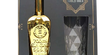 Gold 999.9 Gin and Glass Gift Pack 700ml - Liquorworld