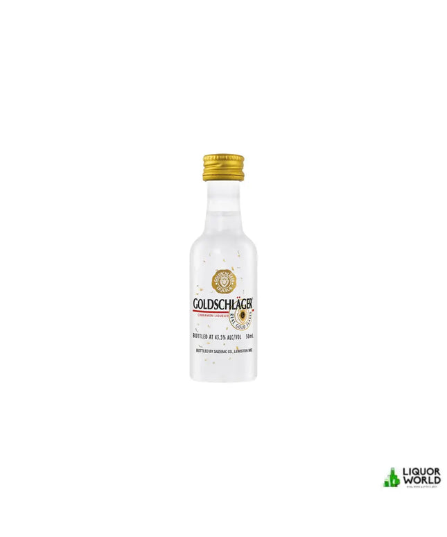 Goldschlager Cinnamon Schnapps Liqueur Miniature 50mL - Liquorworld