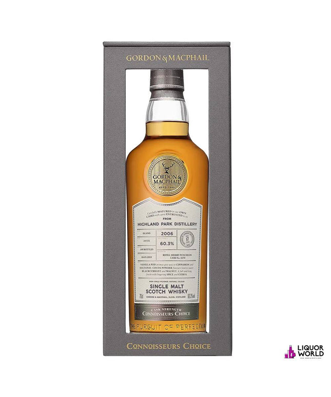 Gordon & MacPhail Connoisseurs Choice Highland Park 17 yr 2006 Single Malt Scotch Whisky 700ml - Liquorworld