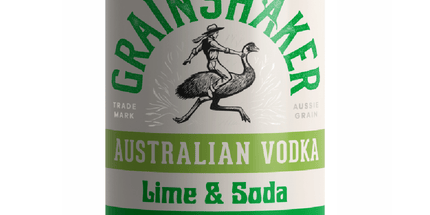 Grainshaker Lime & Soda Premix Cans 330ml (24 Pack) - Liquorworld