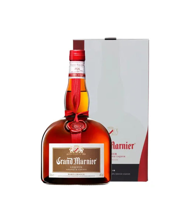 Grand Marnier Cordon Rouge Triple Sec Liqueur With Gift Box 1L - Liquorworld
