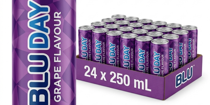 Blu Energy Drink Grapes 250ml (24 Pack)