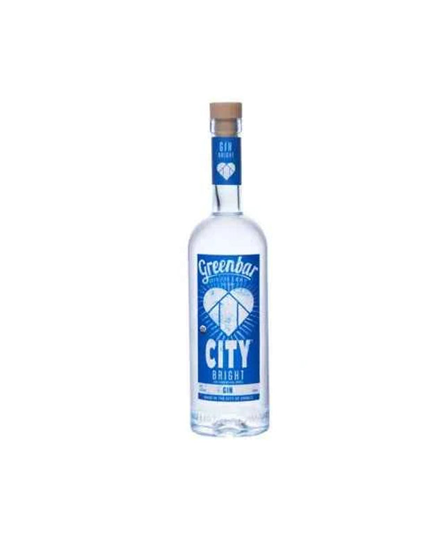 Greenbar City Bright Organic Gin 750ml