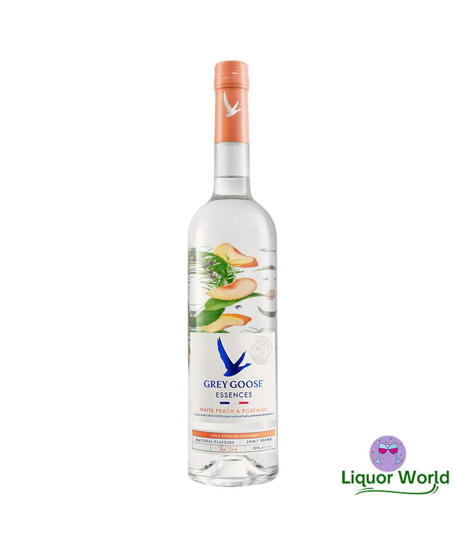 Grey Goose Essences White Peach & Rosemary Flavoured Premium French Vodka 1L