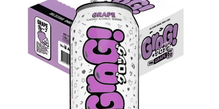 Grog Grape Flavour Premix Shochu, Vodka & Soda Cans (16 Pack) 330mL - Liquorworld