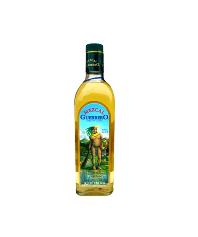 Guerrero Mezcal With Worm Glass Miniature 50mL - Liquorworld