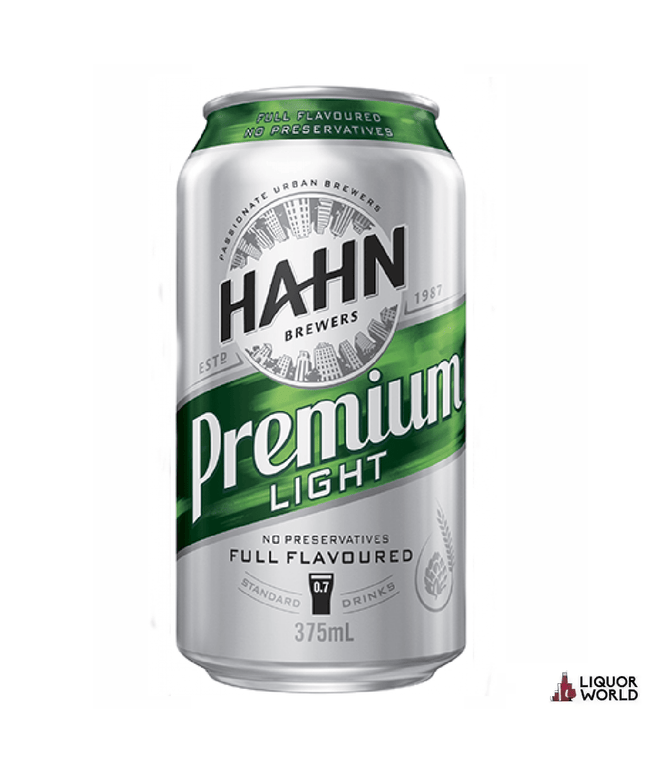 Hahn Premium Light Beer Cans 375ml (24 Pack) - Liquorworld